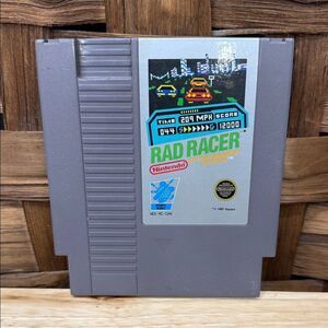 Nintendo Rad Racer NES Game Cartridge - Gray